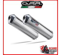 COPPIA TERMINALI CON RACCORDI CAGIVA RAPTOR 1000 2000-2003 Satinox CA.7.SAT#1