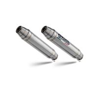 Coppia Terminali Deeptone Inox per Ducati Streetfighter 848 GPR 11-14 Omologato