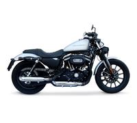 Coppia Terminali di Scarico GPR Slash Inox Omol Harley Sportster 1200 2004 2009