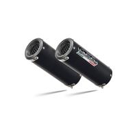 G.P.R. Silenziatore omologato M3 Titanium Double per Ducati Monster 796 10-14 Nero
