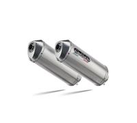 Coppia Terminali GPR Satinox Ducati Monster 400 600 1993-2003 Omologato
