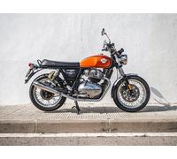 Gpr Exhaust Systems Ultracone Royal Enfield Interceptor 650 19-20 Ref:e4.roy.11.cat.ultra Stainless Steel Homologated Cone Muffler Argento Homologated