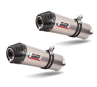 COPPIA TERMINALI MIVV OVAL TITANIO CARBONIO PER SUZUKI GSX-R 1300 HAYABUSA 2008-