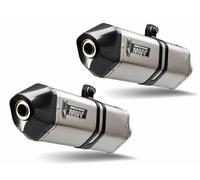COPPIA TERMINALI MIVV SPEED EDGE INOX CARBONIO PER GSX-R 1300 HAYABUSA 08-12
