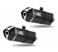 COPPIA TERMINALI MIVV SPEED EDGE INOX NERO PER GSX-R 1300 HAYABUSA 2008-2012