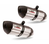 COPPIA TERMINALI MIVV SUONO INOX CARBONIO PER TRIUMPH SPEED TRIPLE 2016-2018
