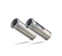 Gpr Exclusive M3 Inox Dual Monster 796 10-14 Homologated Slip On Muffler Argento Homologated