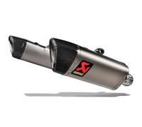COPPIA TERMINALI SLIP ON TITANIO AKRAPOVIC PER DUCATI HYPERMOTARD 698 MONO / RVE