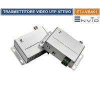 COPPIA TRASMETTITORE + RICEVITORE POWER VIDEO BALUN ATTIVO TVCC 12V 2.400 METRI