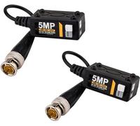 COPPIA TRASMETTITORI BNC VIDEO BALUN 5 MP AHD TVI CVI CVBS VIDEOSORVEGLIANZA
