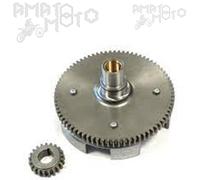 COPPIA TRASMISSIONE Z 21 76 DENTI DIRITTI PER VESPA FL2 ULTIMO TIPO LAST TYPE