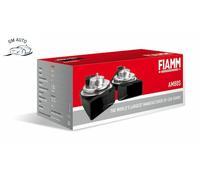 COPPIA TROMBE CLACSON FIAMM AM80S 12V AUTO MOTO CAMION + RELE' + STAFFE