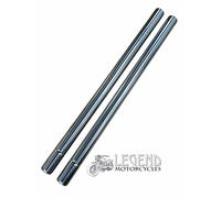 Coppia tubi forcella anteriore Suzuki GS750 B,C,N / supporti cromati duri P5-07