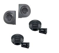 Coppia Tweeter Hertz DT 24.3 Da 24 mm (80 W) + Crossover Esterni + Supporti adattatori per Fiat Panda dal 2003 al 2012 Seconda Serie Custom fit