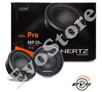Coppia Tweeter HERTZ MP 25.3 120W Ndym Cupola In Fibra Tetolon Linea Mille Pro