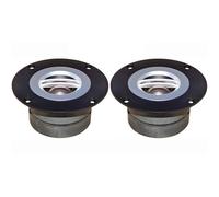 Coppia Tweeter Magnetici 4" (circa 10 Cm.) a Cupola e Cono Chiuso, 2x200 Watt Max, 8 Ohm, Utilizzabile come Ricambio per Casse Acustiche hi-fi casa o per installazione su auto