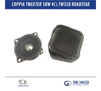 Coppia Tweeter Roadstar 50w 4ohm Alta Efficienza