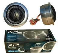 Coppia Tweeter XPL XTW2505 auto in alluminio cruscotto 50 watt rms titanio auto