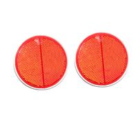 Coppia Universale Per Hella Rotondo Reflex Riflettore Rosso 90mm Per Camion Jeep