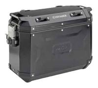 KVG37BPACK2 - Coppia Valigie Laterali Kappa K'VOYAGER Alluminio Nero 37lt+37lt