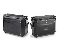 Coppia Valigie Laterale Kappa KVG3733BPACK2 K'Voyager 37 / 33 Litri Nero