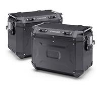 Coppia Valigie Laterale Kappa KVG48BPACK2 K'Voyager 48 Litri Nero