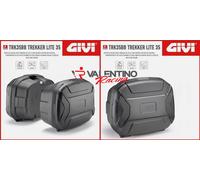COPPIA VALIGIE LATERALI GIVI TRK35BB TREKKER LITE 35 LT. MONOKEY TRK35BBPACK2
