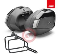 COPPIA VALIGIE LATERALI GIVI V35NT TELAIO PLX3112 SUZUKI DL 650 V-STROM 2017-21