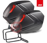 COPPIA VALIGIE LATERALI GIVI V37NN TELAIO PLX4114 KAWASAKI VERSYS 650 2015-2021