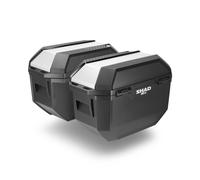 Coppia Valigie Laterali MOTO SHAD TR27 Nero 27 Litri