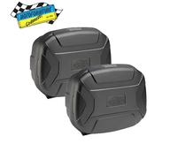 Coppia Valigie Laterali Nere MONOKEY K'VECTOR KAPPA KVC35NPACK2 35+35 LT