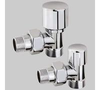 COPPIA VALVOLA E DETENTORE MINI ARREDA - Nero 1/2 x 24 - 19