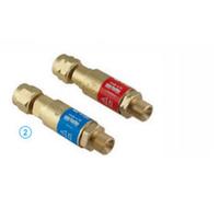 COPPIA VALVOLE SICUREZZA PER IMPUGNATURA ATTACCO 3/8 OXYTURBO DOPPIA PROTEZIONE