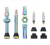 Coppia Valvole Tubeless 44mm Oil Slick per inserti bici MTB