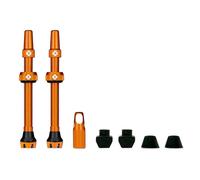 coppia valvole tubeless 60mm v2 compatibile con inserti arancio MU02VAL032500000