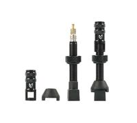 Coppia valvole tubeless Effetto Mariposa kit 2 ruote black