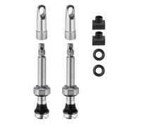 Coppia valvole tubeless strada e MTB FORCE in alluminio 44 mm