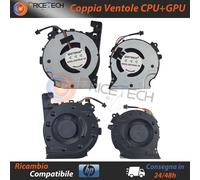 Coppia ventola raffreddamento CPU E GPU HP Pavilion 15-CX 15-CX0058WM 15-CX0068T