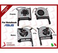 Coppia Ventole CPU ASUS FX505DY FX505GD Ventola Destra e Sinistra