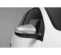 Coppia Vere Calotte Cover Specchietti Laterali GOLF 6 2008-2012 Silver Satinato