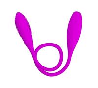 Coppia vibratore 7 modalità a doppio dido silicone impermeabile vibratore sicuro dildo a doppia estremità per coppie clitoride, anale, vaginale, capezzolo, stimolatore a g-punto giocattolo sessuale p