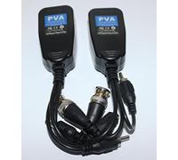 COPPIA VIDEO BALUN PVA ANALOGICO CON ALIMENAZIONE AUDIO RJ45 1CH