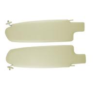 Coppia Visiere Parasole Crema Vw Volkswagen T2 Bus 1968 - 1979