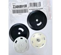 Coppia Viti bianche Con Placca Visiera Casco Givi 12.3 Stratos