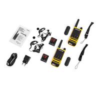 COPPIA WALKIE DYNASCAN P19 CON CARICABATTERIE, CUFFIE E VALIGIA DA TRASPORTO