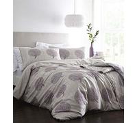 Coppice Tree - Set di Biancheria da Letto con Copripiumino e Federa, in Percalle di Cotone, Colore: Mora