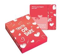 Coppie Carte Deck - Gioco di conversazione per due | 50 Idee giocose per appuntamenti romantici - Regalo di festa di San per coppie adulti incontri appuntamenti notte attività bere