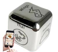 Coppie Cibo Dadi - Dadi Decisione Cena, Coppie Portatili Dice Cena | Giochi Di Craps Di Coppie Di Appuntamento Lungo E Durevole, Cibo Dadi Coppie Multiuso, (0.98x0.98 P