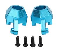Coppie di sterzo in lega di alluminio, blocco dello sterzo ad alta resistenza per auto RC 1/16, pezzi di ricambio aggiornati in metallo compatibili con SG1603 SG1604 UD1601 UD1602 (Blu)
