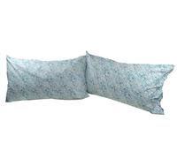 Coppie Federe Bottoni Vari Disegni 100% Cotone Made in Italy (Geometrico Cerchi, Mis. 52x82 cm)